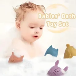 Bath Buddies™ – Skyggefuld Spetterpret – Vandlegetøj af silikone Hot