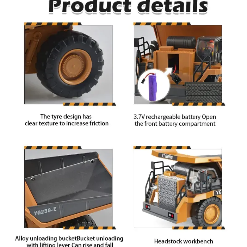 Construction wagon™ Byggevogn™ - RC Mighty Mini Byggekøretøjer Hot