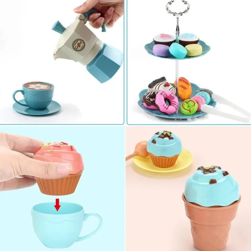 Cafe Set™ - spirende barista og bager - Café-legetøjssæt Best