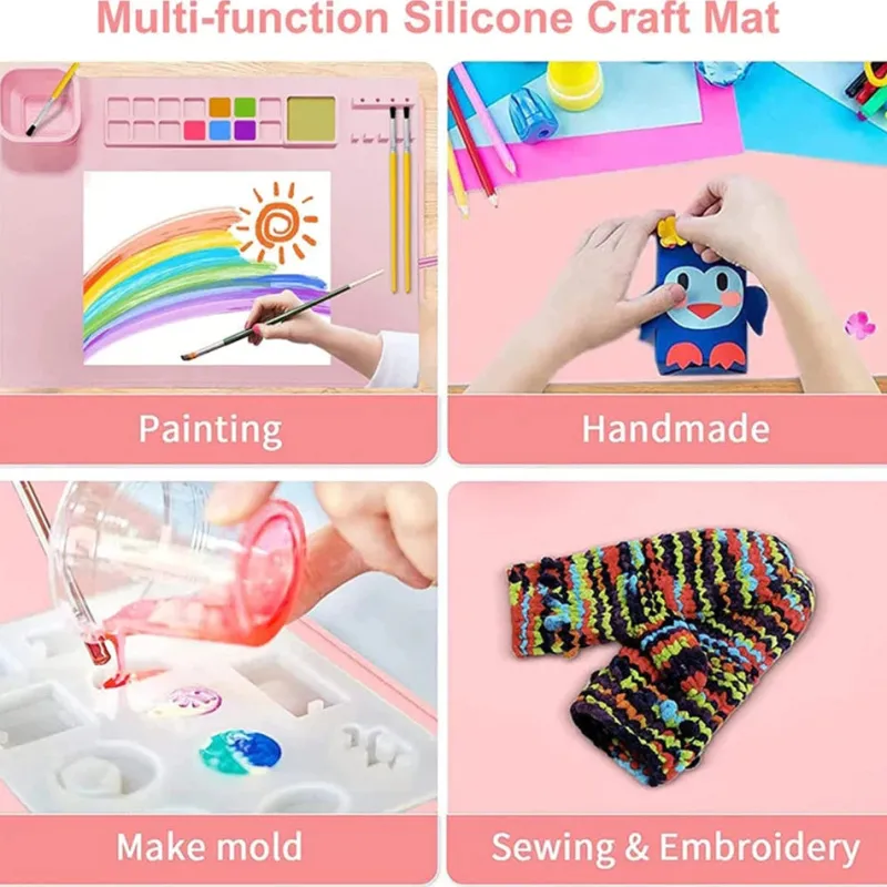 Creative Kid's Canvas Mat™ Canvas Mat™ - Rengøring er en leg - Malemåtte Discount
