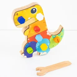 Dino Screwdriver Board™ - Skru og Udforsk - Sanselegetøj Clearance