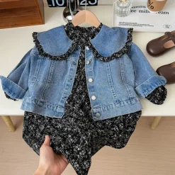 Enchanted Blossom™ - Denimjakke kombineret med kjole Sale