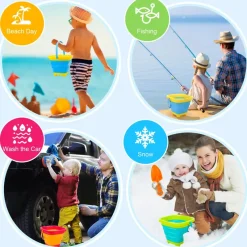 Foldable Bucket™ - foldbar feriesjov - foldbar spand Online