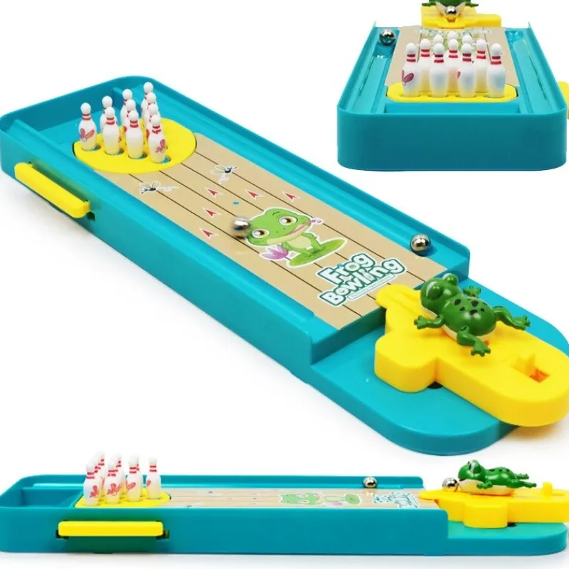 Frog Bowling™ - Fremmer motorikken - Mini bowlingbane Discount