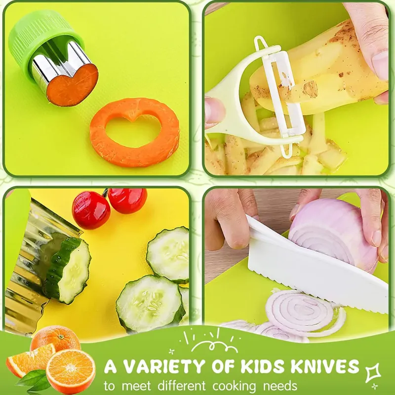 Junior Chef Set™ - Sikker skæring - legetøjskøkken Online