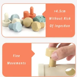 Magnet Toys™ - Kreativitet og motorik - Montessori glide- og skruesjov Discount