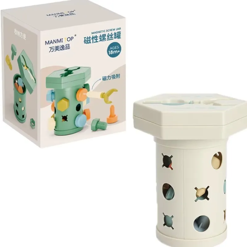 Magnet Toys™ - Kreativitet og motorik - Montessori glide- og skruesjov Discount