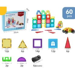 Magnet Toys™ - Udvikl kreativitet - Magnetiske byggeplader Best