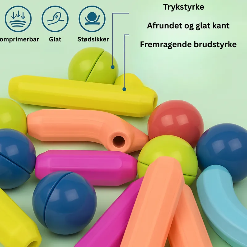 Magnet Toys™ - Udvikling af kreativitet - Magnetiske pinde Outlet