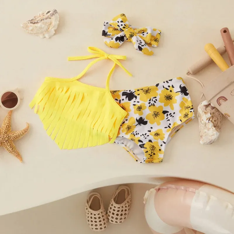 Mini Fashion™ - Badetøj til piger (inkl. hårbånd) Clearance