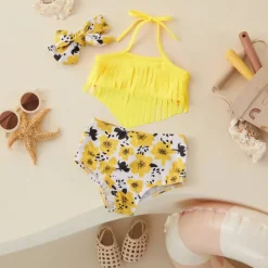 Mini Fashion™ - Badetøj til piger (inkl. hårbånd) Clearance