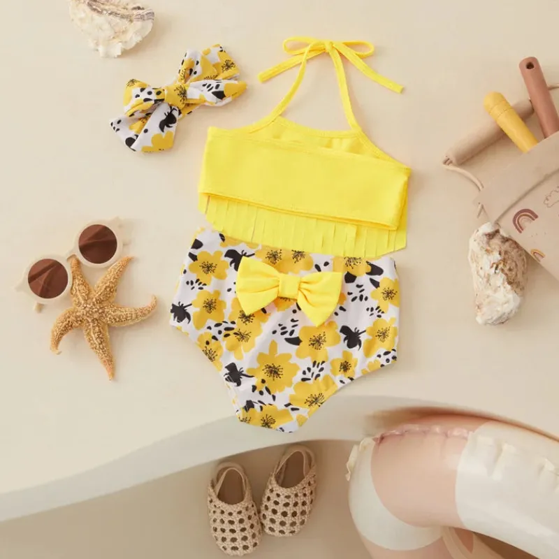 Mini Fashion™ - Badetøj til piger (inkl. hårbånd) Clearance