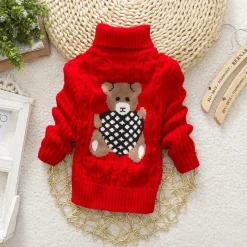 Mini Fashion™ - Bamse Rullekrave Trøje til Børn Discount