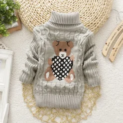 Mini Fashion™ - Bamse Rullekrave Trøje til Børn Discount
