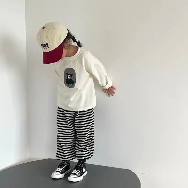 Mini Fashion™ - Bjørneprint - Bluse Best