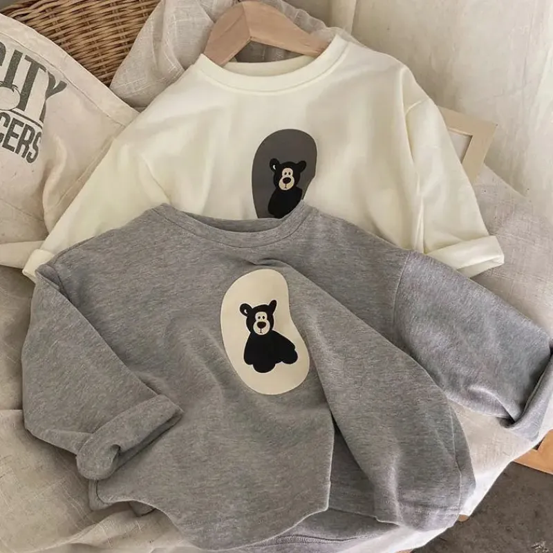 Mini Fashion™ - Bjørneprint - Bluse Best