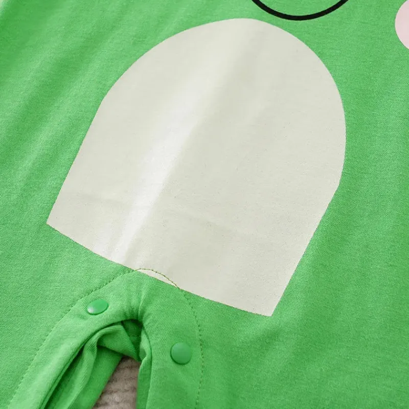Mini Fashion™ - Blød til babyhud - Frø-pyjamas Fashion
