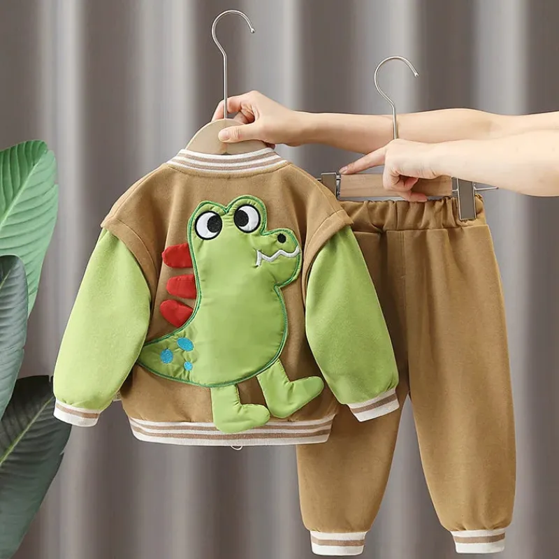 Mini Fashion™ - Casual Dino - 3-delt sæt New