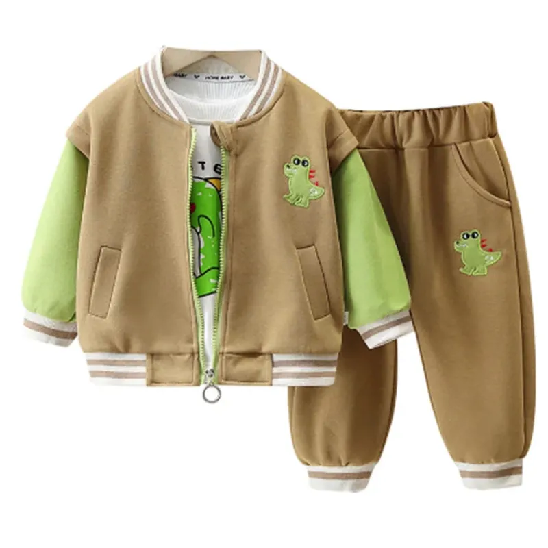 Mini Fashion™ - Casual Dino - 3-delt sæt New