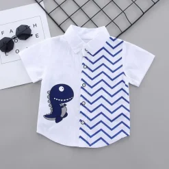 Mini Fashion™ - Dino t-shirt med shorts New