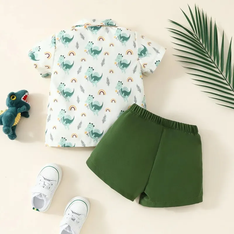 Mini Fashion™ - Dinosaur-print - Sommersæt Hot