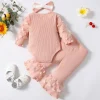 Mini Fashion™ - 'Fars lille pige' - Romper og bukser til piger Lyserød Discount