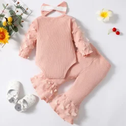 Mini Fashion™ - 'Fars lille pige' - Romper og bukser til piger Lyserød Discount