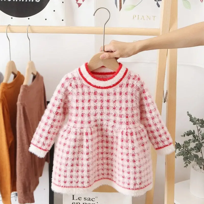 Mini Fashion™ - Flot og varm - Fleecekjole Hot