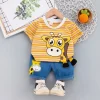 Mini Fashion™ - Girafprint - Tøjsæt i bomuld Online