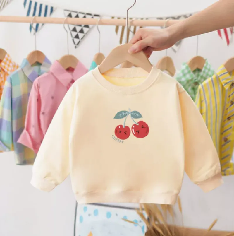 Mini Fashion™ - Kirsebær-sweatshirt Clearance