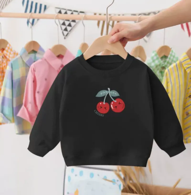 Mini Fashion™ - Kirsebær-sweatshirt Clearance