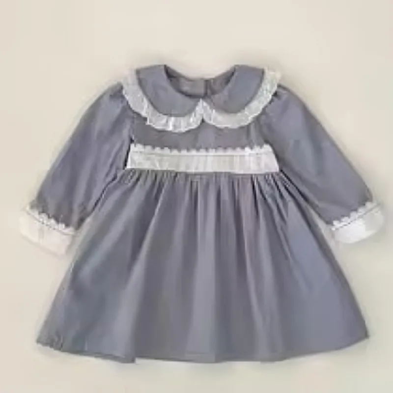 Mini Fashion™ - Kjole - Beige mønsterKomfortabel og stilfuld - Forår Romper Kjoler Børn Sale