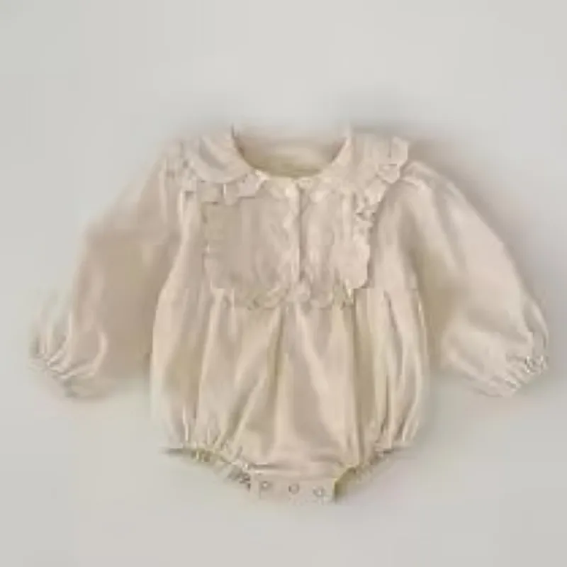 Mini Fashion™ - Kjole - Beige mønsterKomfortabel og stilfuld - Forår Romper Kjoler Børn Sale