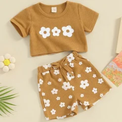Mini Fashion™ - komfortabelt og stilfuldt - sommersæt til babypiger Fashion