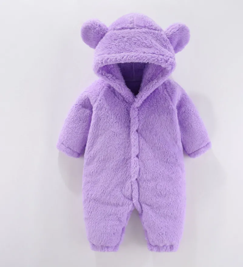 Mini Fashion™ - Med hætte - Fleecedragt Sale