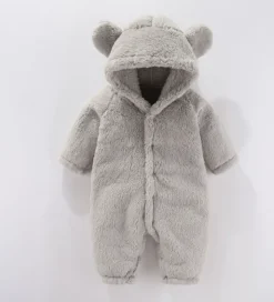 Mini Fashion™ - Med hætte - Fleecedragt Sale