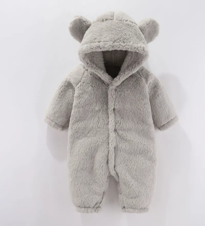 Mini Fashion™ - Med hætte - Fleecedragt Sale
