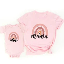 Mini Fashion™ - Mor og Datter - Matchende T-shirt og Bodystocking Online