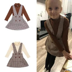 Mini Fashion™ - Sød og stilfuld - Kjolesæt i to dele Clearance