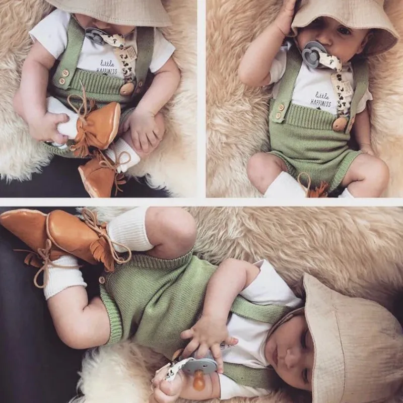 Mini Fashion™ - Sød strikket baby-omper Online