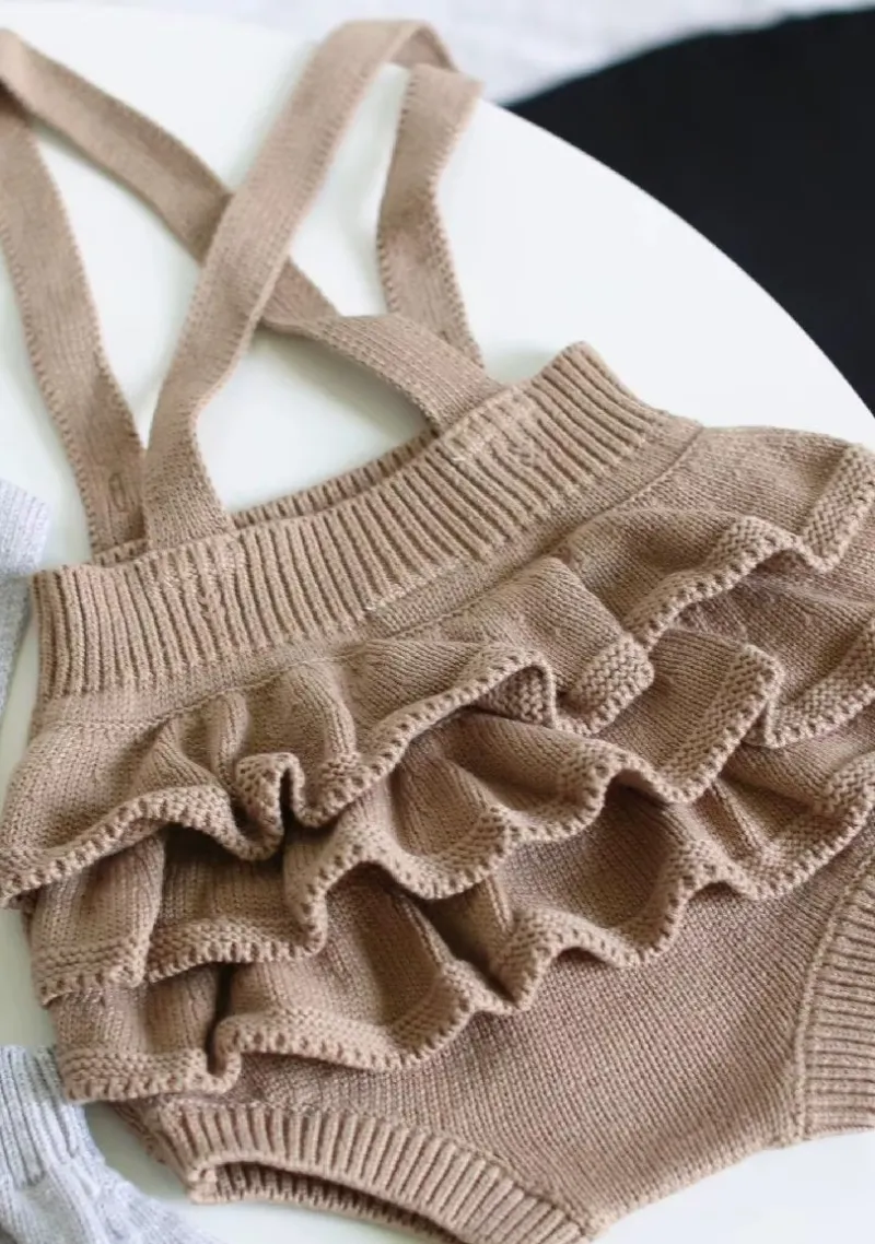 Mini Fashion™ - Sød strikket baby-omper Online