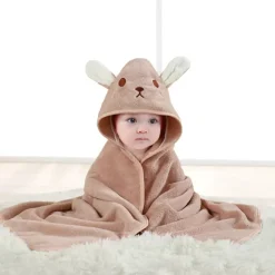 Mini Fashion™ - Søde tegneseriedyr - Badehåndklæde til børn New