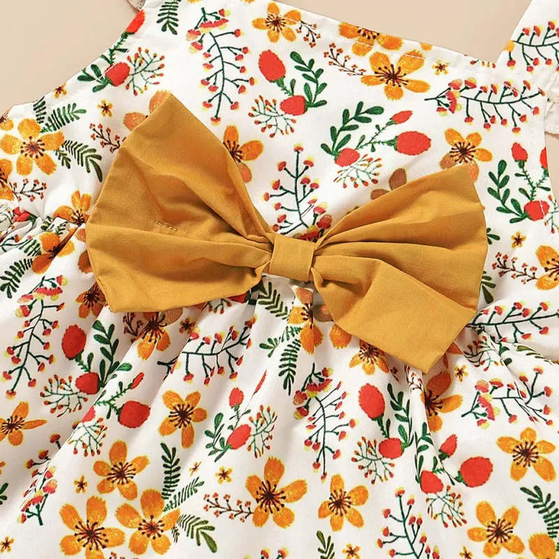 Mini Fashion™ - sødt design - 3-delt sommersæt til piger Gul Outlet