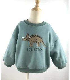 Mini Fashion™ - Sødt dinosaurprint - Dino-sweatshirt Sale