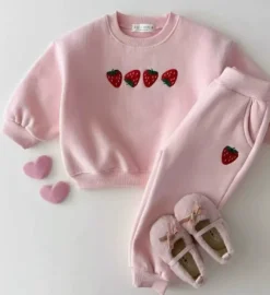 Mini Fashion™ - Sødt jordbærdesign - Sweatshirt Clearance