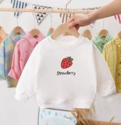 Mini Fashion™ - Sødt jordbærdesign - Sweatshirt Clearance