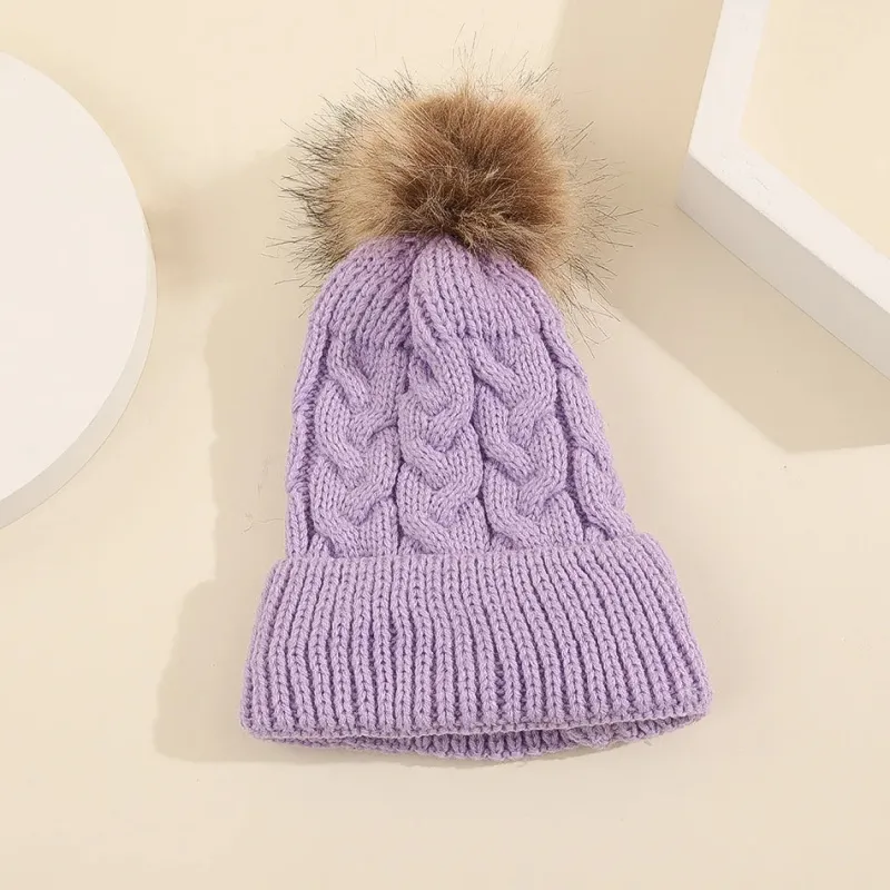 Mini Fashion™ - Skræddersyet Tekst - Hue med pompon Best