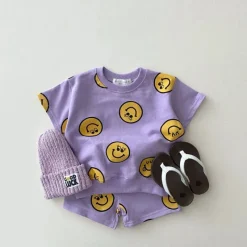 Mini Fashion™ - Smiley-børnetøj -Sommersæt til børn Clearance