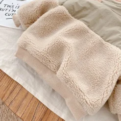 Mini Fashion™ - Super Varm - Fleece-lammeuldsjakke Khaki Discount