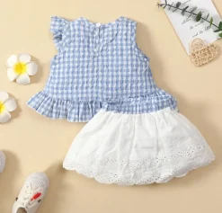Mini Fashion™ - Top & Shorts-sæt til piger Hot